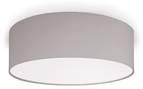 youngDECO® Deckenlampe Rund Ø45cm, Deckenleuchte 4xE27, Stofflampenschirm, Lampe für Schlafzimmer, Wohnzimmer, Kinderzimmer und Küche, Hergestellt in der EU