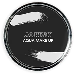 Alpino polveras para la Cara Base Agua | Maquillaje Facial y Corporal | Ideales para niños y Adultos | Colores Vivos | Pintura Base Agua para Uso recreativo y semiprofesional - Negro
