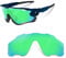 Kompatibel Ersatzgläser für Oakley Jawbreaker OO9290, sapphire