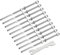 sourcing map Lot de 20 Kits de Câbles de Garde-Corps, Tendeur Fileté à Sertir de 6 de Long en Acier Inoxydable T316, Embout Terminal pour Poteau en Bois Ou Métal de 4x4 2x2, Escalier
