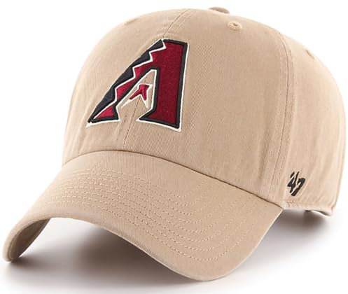 47 MLB Baseballkappe mit verstellbarem Riemen, für Erwachsene, Einheitsgröße, Khaki, Arizona Diamondbacks, Einheitsgr��e