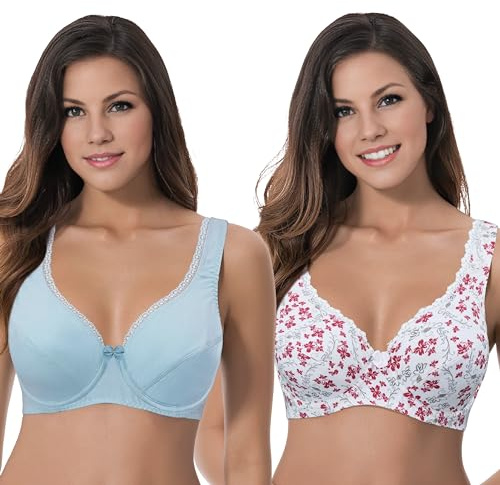 Curve Muse Soutien-Gorge Armatures Non doublé-x2-Blue,White Print-90F
