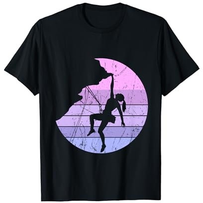 Klettern Kletterer Bergsteigen Bouldern Kletter Mädchen T-Shirt