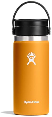 Hydro Flask - Flex Sip Lid für Wide Mouth 473 ml (16 OZ) - Auslaufsicher - Wabendesign-Deckel mit Flex-Tragegriff und schadstofffrei - Spülmaschinenfest - Fossil
