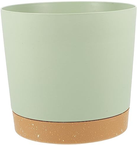 Gogogmee 2 Pièces Pot de Fleurs Antoine jardinière Claire jardinière d'orchidées avec Soucoupe Cactus Jardiniere Plastique Pot de Fleur Plastique Pots pour Plantes Pot pour Plantes résine