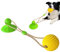 KITIVIALA Corn Ball Chew Toys for Aggressive chewers, Interactive Suction Cup Dog Tug of War Toys, Teething Rope Toys for Dog Boredom, Enrichment Teeth Cleaning for Medium Large Dogs (Green)