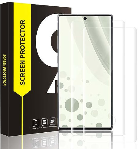 VSEER 2 Stück Schutzfolie für Panzerglas für Samsung Galaxy Note 10, 3D Hülle Freundllich Passt Perfekt Note 10 Displayschutzfolie, 9H Härte Ultrabeständig Schutzglas für Samsung Note 10