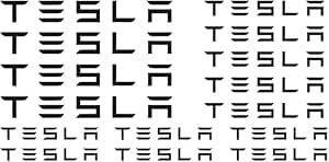 Generisch Fit for Tesla Bremssattel Aufkleber auf Abziehbilder(schwarz)