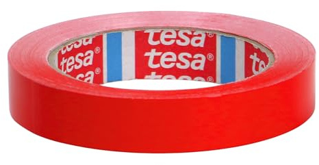 tesa PVC-Verpackungsband (60404): 3/4 in. x 72 yds. (rot)