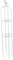 JOINPAYA 1 Ensemble Treillis grimpant pour Plantes Support pour Plantes d'intérieur Blanc étagère plantant Support d'escalade Amovible pour Plantes Support de Vigne de Jardinage Blanche