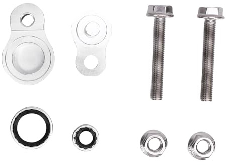 aqxreight Rear AC Block Off Kit Rear AC Vent Block Kit Rear AC Kit Aluminum Alloy Replacement for 1500 2500 2014-2019 with Vent Block Flange Nut Hex Washer