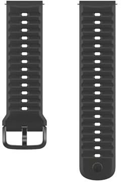 COROS APEX 4 Uhrenarmband (Schwarz, Silikon, 22, Millimeter)