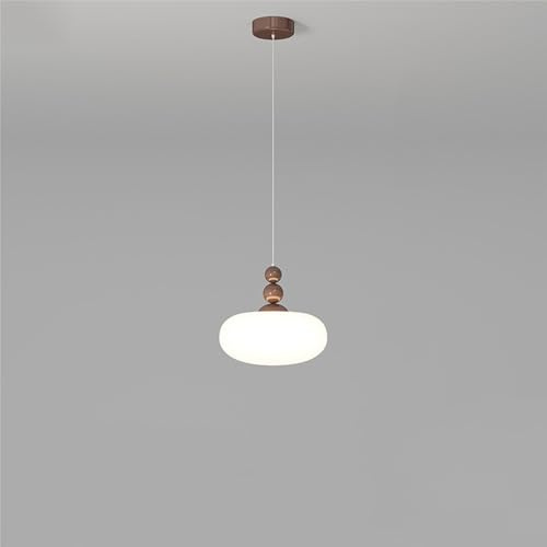 sxfcgs Lampe Suspendue En Galets De Style Crème Vintage - Minimaliste Moderne Avec Cordon Réglable for Chambre À Coucher, Salon Et Bureau
