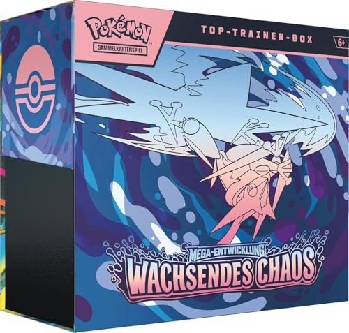 Pokemon Wachsendes Chaos – Top Trainer Box TTB - Deutsch NEU & OVP und BB-Toy-Trades-Toploader