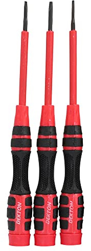 DEKTON 3PC Torx Screwdriver Set T5, T6, T7 Star Head, Repair, Phone, Laptop