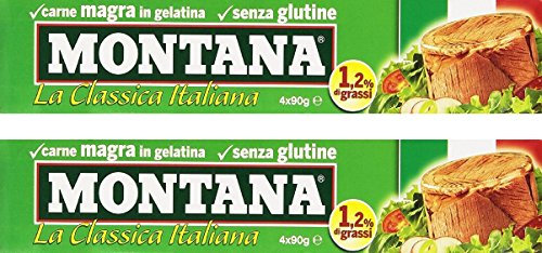 Montana: Piatto Pronto di Carni Bovine in Gelatina Vegetale - Piatto Pronto di Carni in Gelatina Vegetale - Confezione da 8