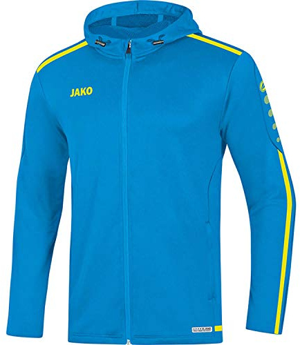 JAKO Herren Kapuzenjacke Striker 2.0, weiß/marine, XXL, 6819