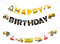 Wimpelkette mit Aufschrift Happy Birthday, Baufahrzeug- , Wimpelkette, Bagger, hängende Girlande, Zement-Lkws, Party-Dekoration, 2 Stück