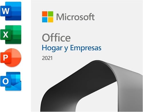 Microsoft Office 2021 Hogar y Empresas - Todas las aplicaciones clásicas de Office - Para 1 PC/Mac