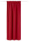 JEMIDI 2X Vorhang Blickdicht 140x250cm - 2er Set Gardine mit Kräuselband Universalband - 100% Polyester Schal lang für Wohnzimmer Schlafzimmer - rot