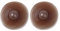 inlzdz 1 Paire Mamelons en Silicone adhésif Mamelon Amovible réutilisable pour Les Formes de Seins en Silicone pour Mastectomie Prothèse Crossdresser Costume Party Café Taille Unique