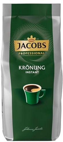 Jacobs Professional Krönung löslicher Bohnenkaffee, Instant Kaffee, 500 g im Vorteilsbeutel, für 280 Getränke