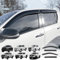 JHCHAN For Toyota Hilux Accessories Wind Deflectors - Hilux Revo 2016-2025 MK8 MK9 Invincible/Invincible X/GR Sport/Icon/Active 4-doors Sun Rain Guards Car Window Shields Protector 4PCS
