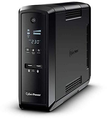 Cyberpower CP1300EPFCLCD-UK Backup UPS PFC Pure Sinewave 1300VA/780W 2 x UK Sockets 4 x IEC