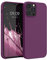 kwmobile Case Compatible with Apple iPhone 12 Pro Max Case - TPU Silicone Phone Cover with Soft Finish - Magenta Purple