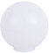 Minkissy Ersatz Lampenschirm Acryl Kugel Design Weiß Wasserdichte 250MM Ersatzschirm für Tischlampe Pendelleuchte Deckenleuchte Gartenlampe 95 MM Bajonett Wohnzimmer Outdoor Garten