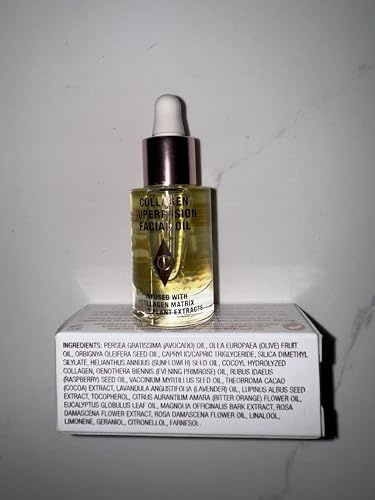 Charlotte Tilbury Collagen Superfusion Face Oil - Skin-Nourishing Collagen Facial Oil for a Glowing, Plump & Healthier-Looking Complexion - Enriched with Essential & Superfood Oils