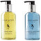 Cole & Lewis Wild Fig & Iris Body Wash & Hand Wash Set 2 x 300ml Bottles, Yellow & Blue