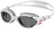 Speedo Unisex Biofuse 2.0 Swimming Goggles | Patented Easy Adjustment | Anti-Fog | Anti-Leak | Enhanced Fit | Improved Comfort, White/Red/Light Smoke, One Size