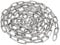 SUS304 Stainless Steel Metal Chain Link - Light Duty Utility Chain for Home, Outdoor Camping, Hanging, Pet, Theft Prevention - Thickness 0.12 Inches (3mm), Length 9.8ft (3m)