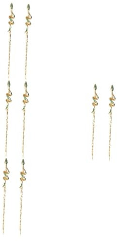 POPETPOP 4sets Chinese Hair Pins Minimalist Snake Hair Sticks Fashionable Hair Fork for Women's Hair Styling 2pcs*4