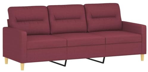 Gecheer Sofa 3-Sitzer Loungesofa Schlafsofa Couch mit Armlehnen Clubsofa,Gästebett Sofabett Bettcouch Wohnzimmersofa Schlafcouch 198 x 77 x 80 cm (B x T x H),Sitzmöbel Dreisitzer,Metall,Textilene