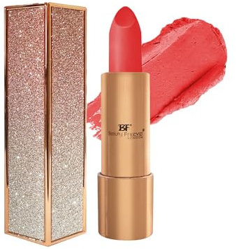 Beauty Forever Semi Matte Lipstick with Vitamin E, Plumping and Long Lasting, 3.6gms (586 Dirty Pink)
