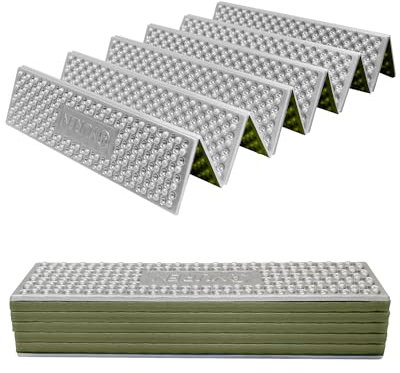 RYTMAT Isomatte Outdoor Faltbar 180×60cm Ultraleicht Strandmatte Schaumstoff Thermomatte Matratze für Camping Outdoor Reisen Wandern Bergsteigen