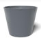 POTS&MORE Pot de Fleurs Conico 50 VP015001 (diamètre 50 cm, Forme Ronde, Couleur : Gris, Hauteur : 40,5 cm, Pot en Plastique, pour Plantes d'intérieur)