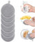 Mehrzweck Geschirrspüllappen aus draht, Multipurpose Wire Dishwashing Rags, Reinigungskugeln, Doppelseitiger Schwamm und Draht Putztücher, Wiederverwendbar Topfreiniger Putzlappen (Grau(6PCS))