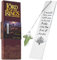 The Lord Of The Rings Marque Page Livre, Marque Page Métal pour Adulte Ado et Enfant (Argent avec Feuille)