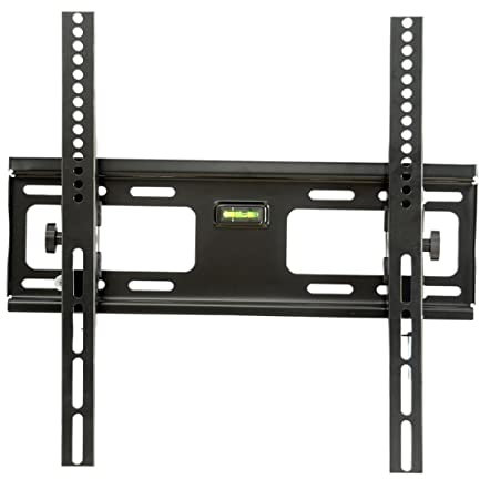 Housoutil Supporto da Parete per Tv in Metallo Supporto Universale per Tv di 15° Supporto da Parete per Lcd Stabile Facile da Installare