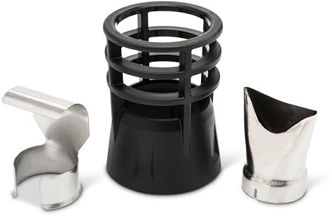 Weller WLACCNSETHG2 Düsenset für Heißluftpistolen mit Glasschutzdüse, 3 Teiliges