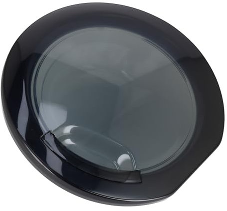 sparefixd Suitable for Hoover Washing Machine Door Black DXOC69AFN380 HLP1510TAHB6101
