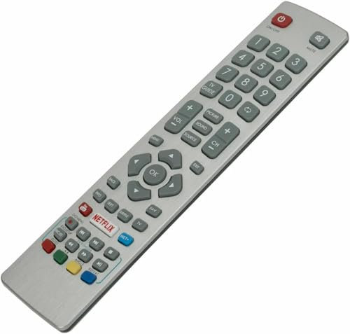 Mando a distancia de repuesto para Sharp Smart TV con botones F-Play Netflix, no requiere configuración