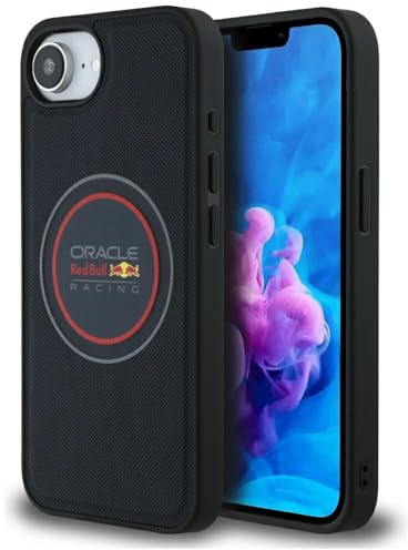 CG MOBILE Red Bull Meshed Logo and Red Ring kompatibel mit MagSafe Hülle für iPhone 16e (Marine)