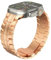 yeziu Correa de titanio de lujo para Apple Watch Ultra 2 (49 mm, 45 mm, 44 mm y 42 mm) y acero inoxidable para Apple Watch 9, 8, 7, 6, 5 SE.(Rose gold,42/44/45/49mm)