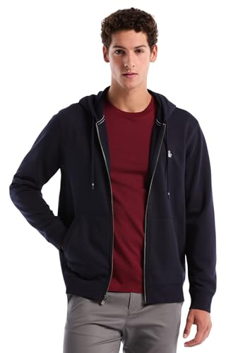 Original Penguin Men's Org FLC Full Zip Hoo Hooded Sweatshirt