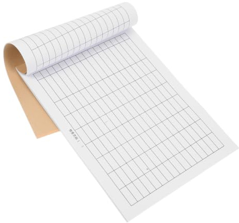 MUSISALY Libro Contabile Design Professionale e Semplice per Gestione Inventario Carta Bianca per Monitoraggio Spese e Amministrazione Finanziaria in Magazzino