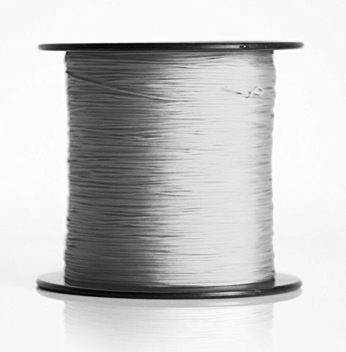 Schnur für Plissee, Rollo, Jalousette 0,8 mm Spannschnur Plisseeschnur zubehör (Grafit, 40 Meter)